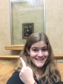 Selfie with the Mona Lisa